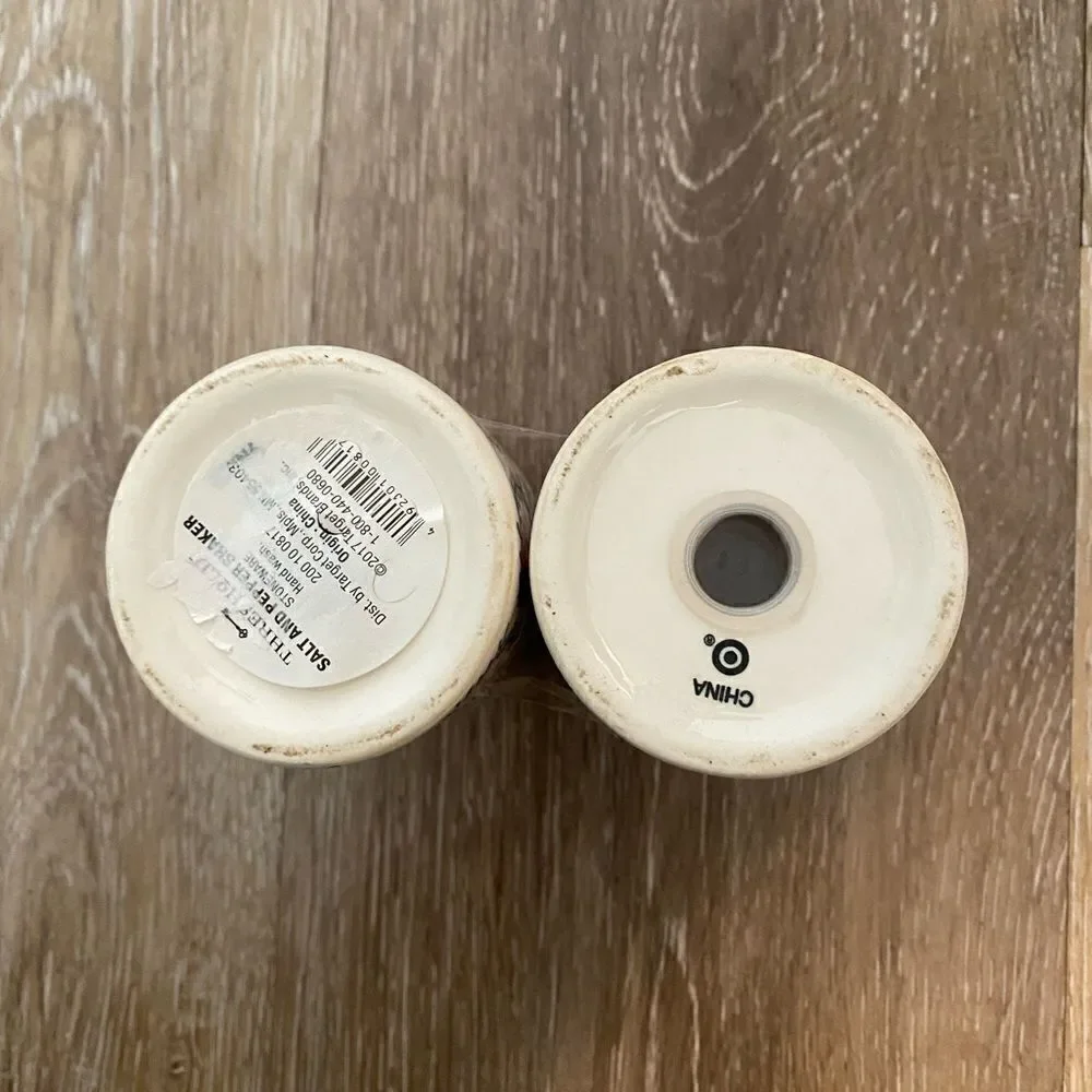 Threshold Ceramic Salt and Pepper Shaker Set